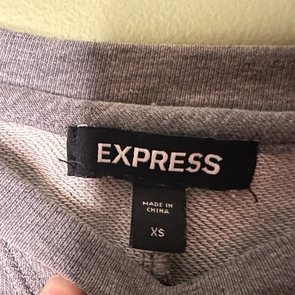 Express Gray Sweater Dress